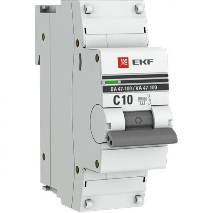 Автоматический выключатель EKF PROXIMA 1P 10А (C) 10kA ВА 47-100 mcb47100-1-10C-pro Автоматический выключатель EKF PROXIMA 1P 10А (C) 10kA ВА 47-100 mcb47100-1-10C-pro