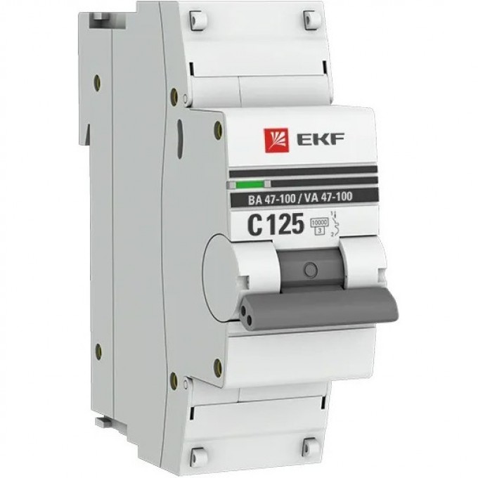 Автоматический выключатель EKF PROXIMA 1P 125А (C) 10kA ВА 47-100 mcb47100-1-125C-pro Автоматический выключатель EKF PROXIMA 1P 125А (C) 10kA ВА 47-100 mcb47100-1-125C-pro
