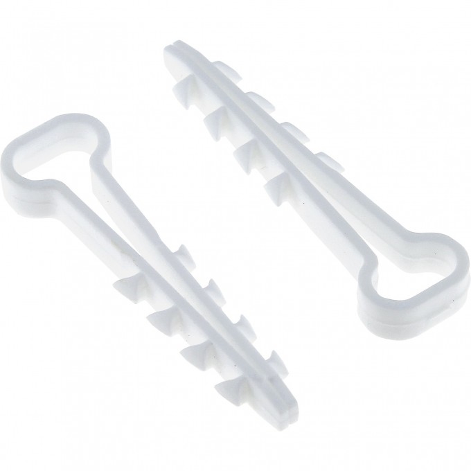 Дюбель-хомут EKF 5х10 белый (100шт) plc-cd1-5x10w Дюбель-хомут EKF 5х10 белый (100шт) plc-cd1-5x10w