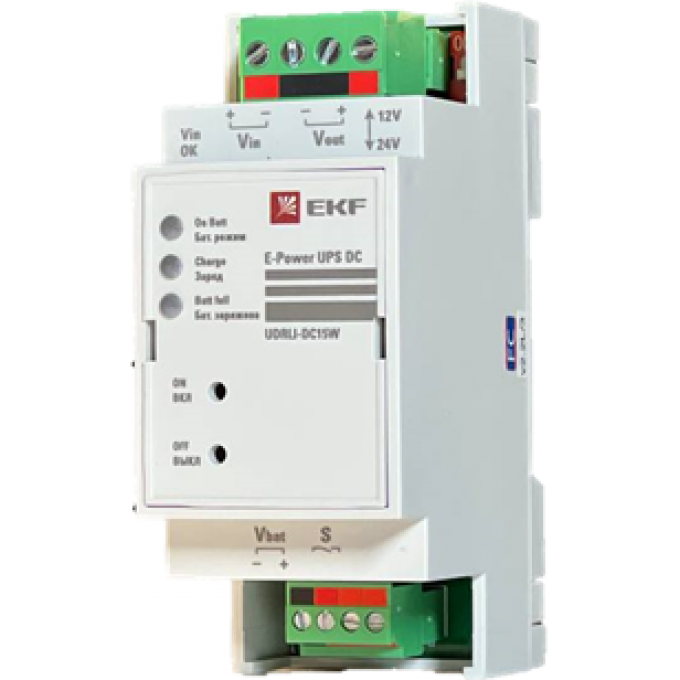 Источник бесперебойного питания EKF постоянного тока E-Power UPS DC -15W 12/24В 3600мАч UDRLi-DC15W Источник бесперебойного питания EKF постоянного тока E-Power UPS DC -15W 12/24В 3600мАч UDRLi-DC15W