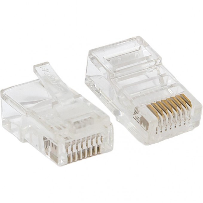 Коннектор EKF RJ-45 TERACOM PRO неэкранированный 8P8C 30мкд Cat.5E универсальный (упак.50шт) TRP-PLUG-5EUTP-50 Коннектор EKF RJ-45 TERACOM PRO неэкранированный 8P8C 30мкд Cat.5E универсальный (упак.50шт) TRP-PLUG-5EUTP-50