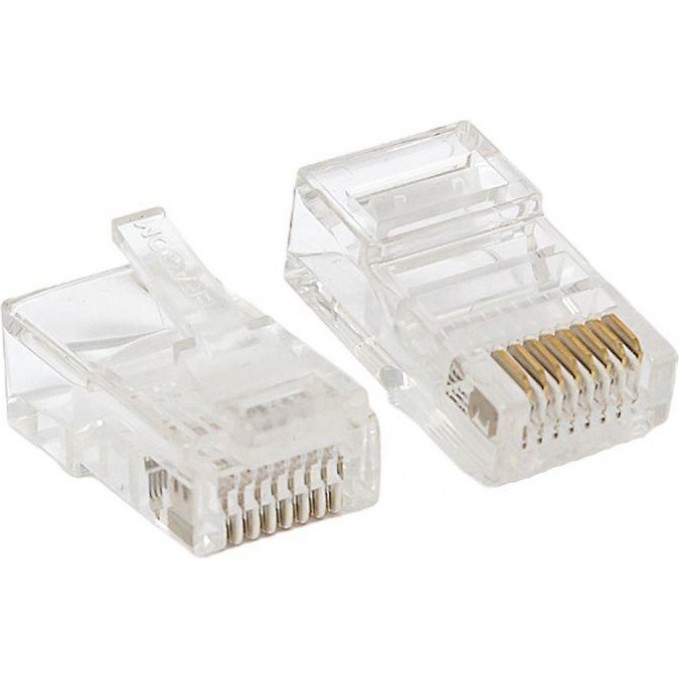 Коннектор RJ-45 EKF TERACOM неэкранированный 8P8C Cat.5E универсальный (уп.10шт) TRC-PLUG-5EUTP-10 Коннектор RJ-45 EKF TERACOM неэкранированный 8P8C Cat.5E универсальный (уп.10шт) TRC-PLUG-5EUTP-10