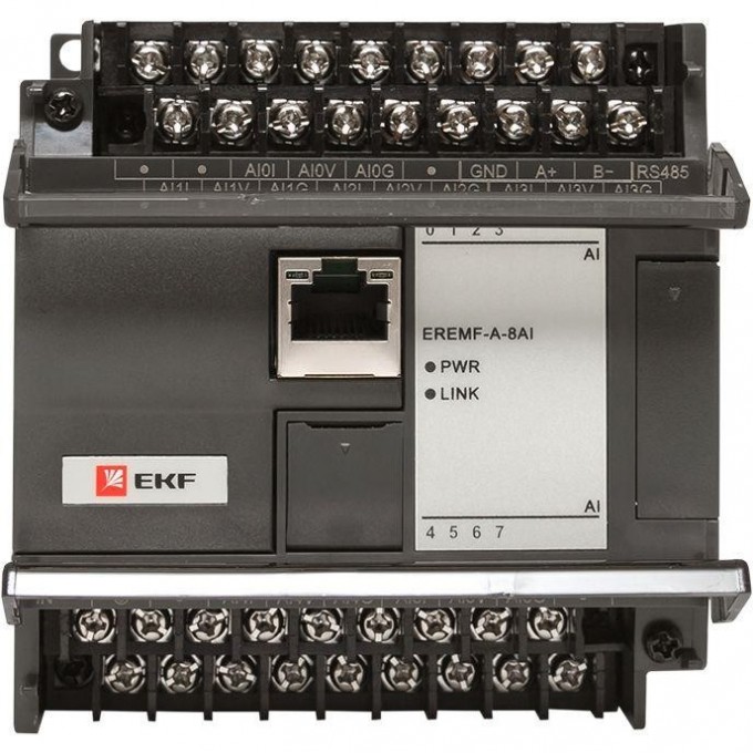Модуль аналогового ввода EKF EREMF 8 PRO-LOGIC EREMF-A-8AI Модуль аналогового ввода EKF EREMF 8 PRO-LOGIC EREMF-A-8AI