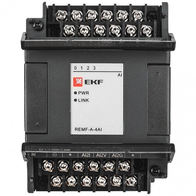 Модуль аналогового ввода EKF REMF 4 PRO-LOGIC REMF-A-4AI Модуль аналогового ввода EKF REMF 4 PRO-LOGIC REMF-A-4AI