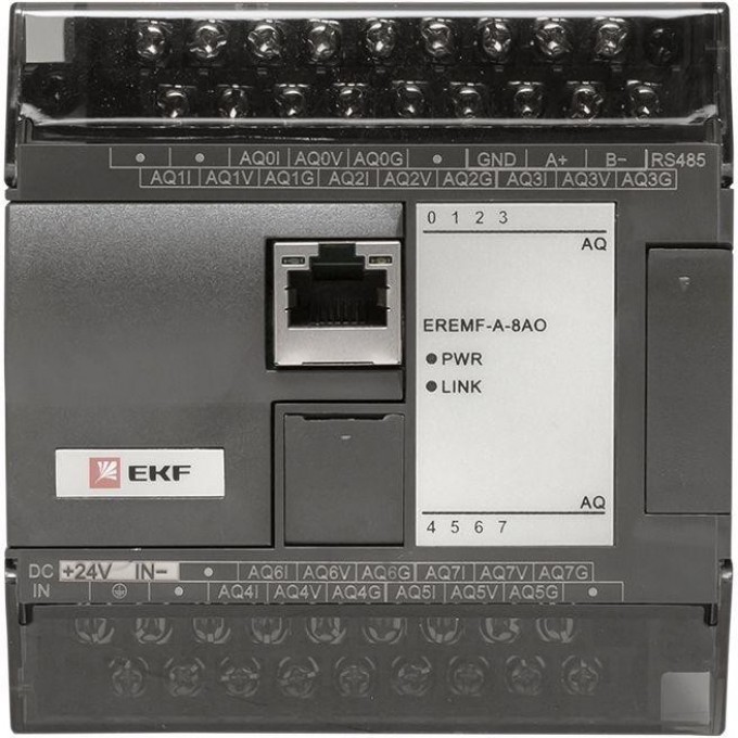 Модуль аналогового вывода EKF EREMF 8 PRO-LOGIC EREMF-A-8AO Модуль аналогового вывода EKF EREMF 8 PRO-LOGIC EREMF-A-8AO