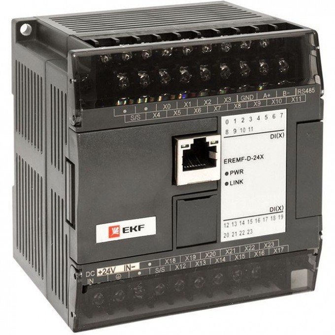 Модуль дискретного ввода EKF EREMF 24 PRO-LOGIC EREMF-D-24X Модуль дискретного ввода EKF EREMF 24 PRO-LOGIC EREMF-D-24X