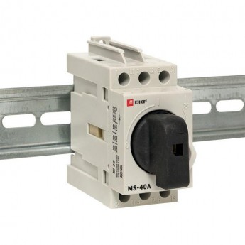 Модульный рубильник EKF MS-40A 3P на DIN-рейку PROxima Модульный рубильник EKF MS-40A 3P на DIN-рейку PROxima