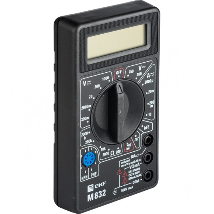 Мультиметр EKF MASTER цифровой M832 In-180701-bm832 Мультиметр EKF MASTER цифровой M832 In-180701-bm832