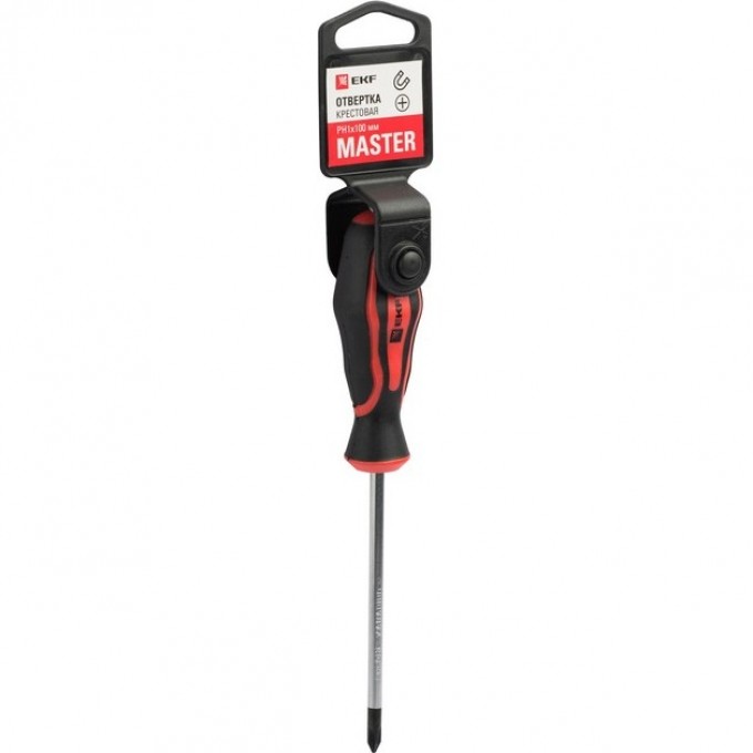 Отвертка EKF Master PH1x100 мм PH-1-100-MAS Отвертка EKF Master PH1x100 мм PH-1-100-MAS
