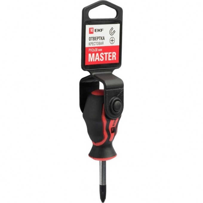 Отвертка EKF Master PH2x38 мм PH-2-38-MAS Отвертка EKF Master PH2x38 мм PH-2-38-MAS