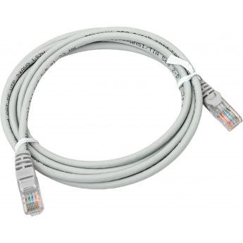 Патч-корд EKF TERACOM PRO Cat.5E неэкранированный UTP оболочка LSZH серый (2.0м)
