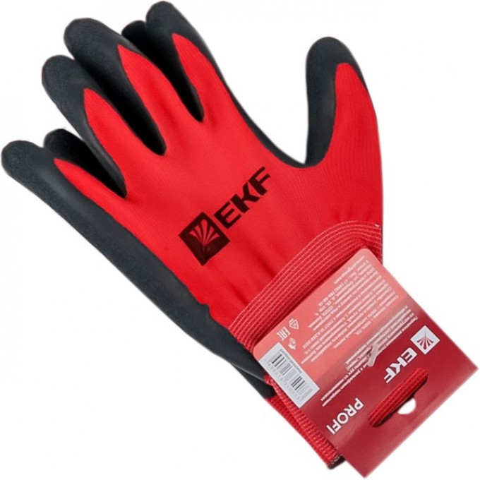 Перчатки рабочие EKF EXPERT PROFI с рельефным латексным покрытием (15 класс, 10 разм) pe15nl-10-proxima Перчатки рабочие EKF EXPERT PROFI с рельефным латексным покрытием (15 класс, 10 разм) pe15nl-10-proxima