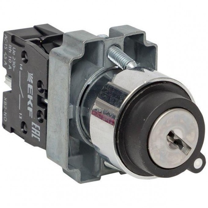 Переключатель EKF BG21 2P с замком (не возврат.) NO xb2-bg21 Переключатель EKF BG21 2P с замком (не возврат.) NO xb2-bg21