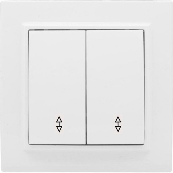 Переключатель проходной EKF 2-кл. СП Минск 10А IP20 бел. Basic ERV10-027-10 Переключатель проходной EKF 2-кл. СП Минск 10А IP20 бел. Basic ERV10-027-10