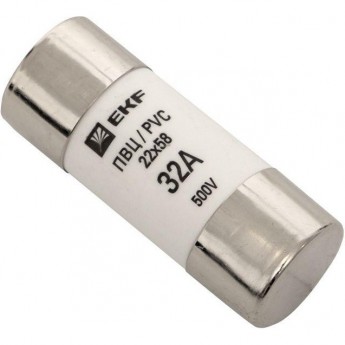 Плавкая вставка EKF, цилиндрическая, ПВЦ, 32А, PROxima