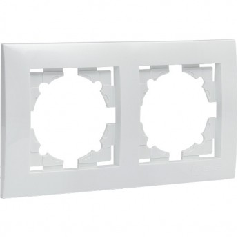 Рамка 2-местная EKF ВАЛЕНСИЯ белая Рамка 2-местная EKF ВАЛЕНСИЯ белая