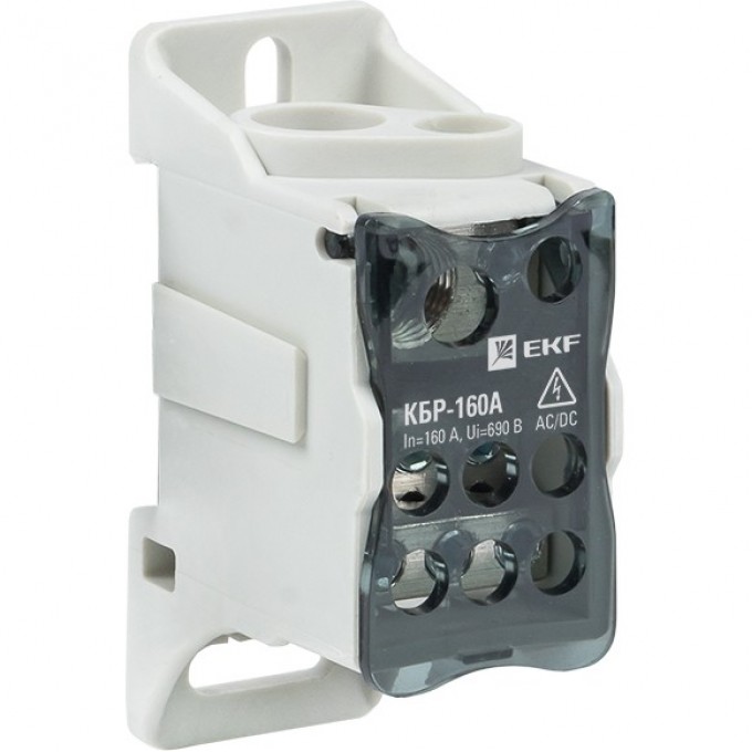 Распределительный блок EKF PROXIMA КБР на DIN-рейку и монтажную панель 160A plc-kbr160 Распределительный блок EKF PROXIMA КБР на DIN-рейку и монтажную панель 160A plc-kbr160