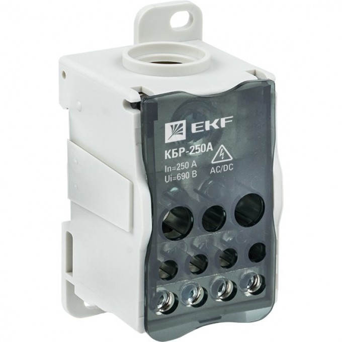 Распределительный блок EKF PROXIMA КБР на DIN-рейку и монтажную панель 250A plc-kbr250 Распределительный блок EKF PROXIMA КБР на DIN-рейку и монтажную панель 250A plc-kbr250