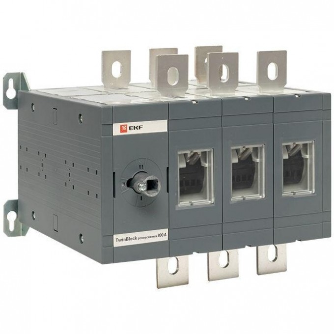 Реверсивный рубильник EKF 630A 3P без рукоятки управления TwinBlock tb-s-630-3p-rev Реверсивный рубильник EKF 630A 3P без рукоятки управления TwinBlock tb-s-630-3p-rev