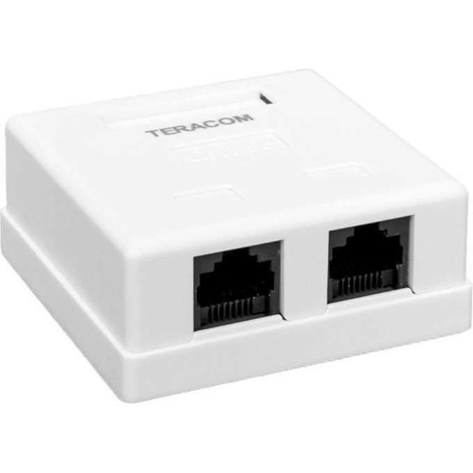 Розетка настенная EKF TERACOM кат.5E неэкранированная 2 порта RJ-45 Dual IDC белая TR-C-WBOX-2RJ45-5EUTP-WH Розетка настенная EKF TERACOM кат.5E неэкранированная 2 порта RJ-45 Dual IDC белая TR-C-WBOX-2RJ45-5EUTP-WH
