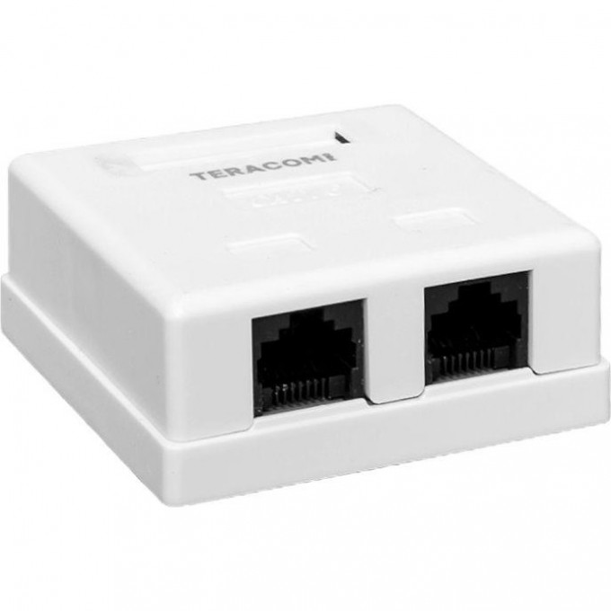 Розетка настенная EKF TERACOM PRO кат.6 неэкранированная 2 порта RJ-45 Dual IDC белая TRP-WBOX-2RJ45-6UTP-WH Розетка настенная EKF TERACOM PRO кат.6 неэкранированная 2 порта RJ-45 Dual IDC белая TRP-WBOX-2RJ45-6UTP-WH