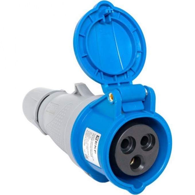 Розетка переносная EKF 213 2Р+РЕ 16А 220В IP44 PROXIMA ps-213-16-220-PRO Розетка переносная EKF 213 2Р+РЕ 16А 220В IP44 PROXIMA ps-213-16-220-PRO