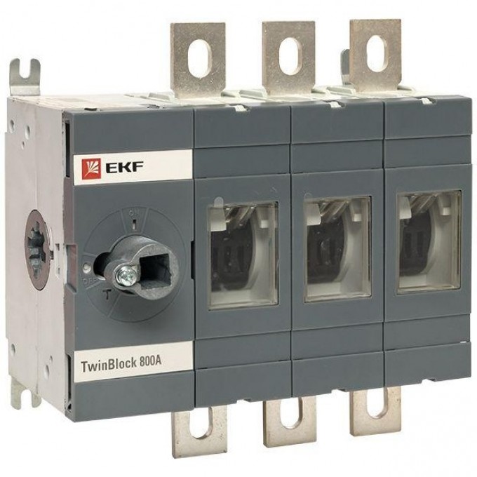 Рубильник без рукоятки управления EKF PROxima TwinBlock 800A, 3P tb-s-800-3p Рубильник без рукоятки управления EKF PROxima TwinBlock 800A, 3P tb-s-800-3p