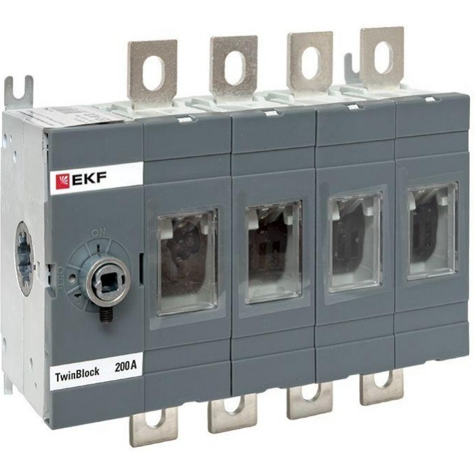 Рубильник EKF 200A 4P без рукоятки управления TwinBlock tb-s-200-4p Рубильник EKF 200A 4P без рукоятки управления TwinBlock tb-s-200-4p