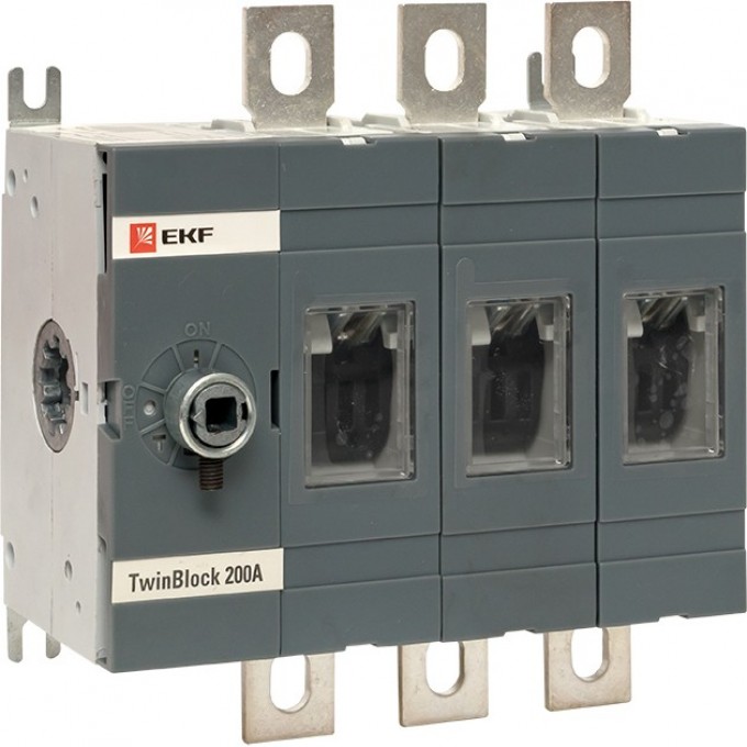 Рубильник EKF PROXIMA 200A 3P без рукоятки управления TwinBlock tb-s-200-3p Рубильник EKF PROXIMA 200A 3P без рукоятки управления TwinBlock tb-s-200-3p
