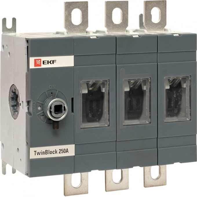 Рубильник EKF PROXIMA 250A 3P без рукоятки управления TwinBlock tb-s-250-3p Рубильник EKF PROXIMA 250A 3P без рукоятки управления TwinBlock tb-s-250-3p