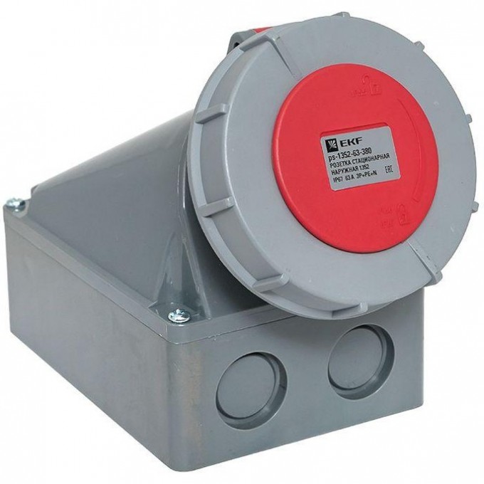 Стационарная наружная розетка EKF 1352 3Р РЕ N 63А 380В IP67 PROxima ps-1352-63-380 Стационарная наружная розетка EKF 1352 3Р РЕ N 63А 380В IP67 PROxima ps-1352-63-380