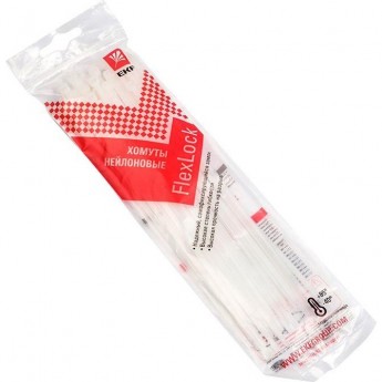 Стандартный хомут EKF P6.6 б, 4.8x200 50 шт., FlexLock plc-fl-ctsw-4.8x200-r Стандартный хомут EKF P6.6 б, 4.8x200 50 шт., FlexLock plc-fl-ctsw-4.8x200-r