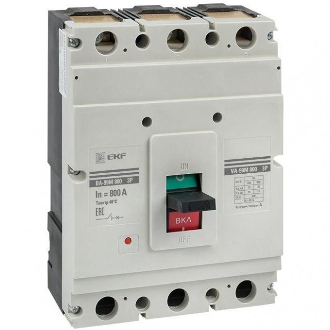 Выключатель автоматический EKF 3п 800/800А 50кА ВА-99М PROxima mccb99-800-800m Выключатель автоматический EKF 3п 800/800А 50кА ВА-99М PROxima mccb99-800-800m