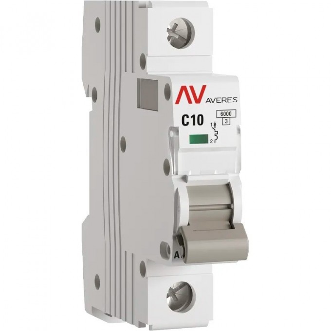 Выключатель автоматический EKF AVERES AV-6 1P 10A (C) 6kA mcb6-1-10C-av Выключатель автоматический EKF AVERES AV-6 1P 10A (C) 6kA mcb6-1-10C-av