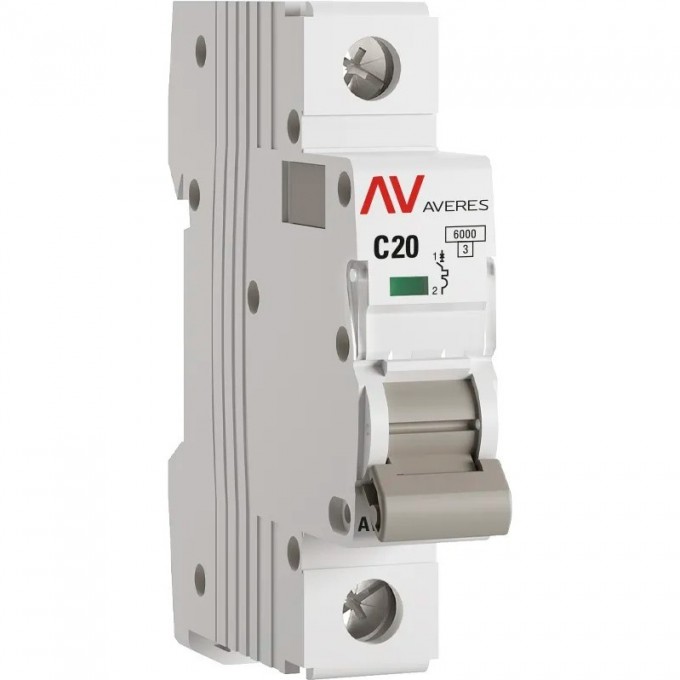 Выключатель автоматический EKF AVERES AV-6 1P 20A (C) 6kA mcb6-1-20C-av Выключатель автоматический EKF AVERES AV-6 1P 20A (C) 6kA mcb6-1-20C-av