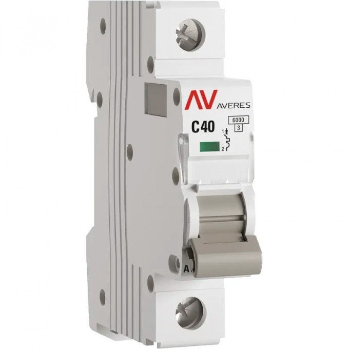 Выключатель автоматический EKF AVERES AV-6 1P 40A (C) 6kA mcb6-1-40C-av Выключатель автоматический EKF AVERES AV-6 1P 40A (C) 6kA mcb6-1-40C-av