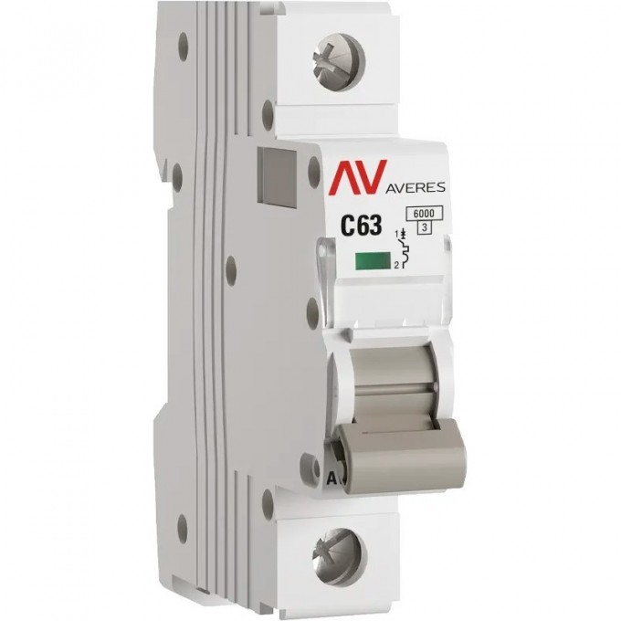 Выключатель автоматический EKF AVERES AV-6 1P 63A (C) 6kA mcb6-1-63C-av Выключатель автоматический EKF AVERES AV-6 1P 63A (C) 6kA mcb6-1-63C-av