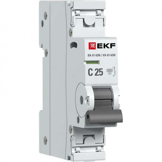 Выключатель автоматический EKF PROXIMA 1P 25А (C) 6кА ВА 47-63N M636125C Выключатель автоматический EKF PROXIMA 1P 25А (C) 6кА ВА 47-63N M636125C