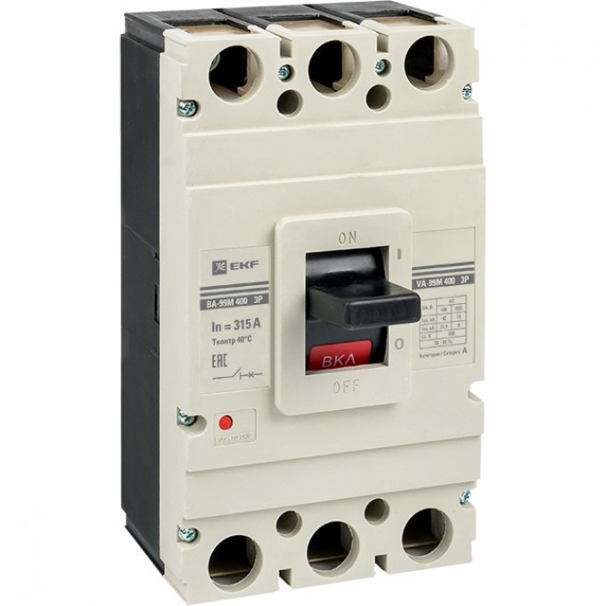 Выключатель автоматический EKF PROXIMA ВА-99М 400/315А 3P 42кА mccb99-400-315m Выключатель автоматический EKF PROXIMA ВА-99М 400/315А 3P 42кА mccb99-400-315m
