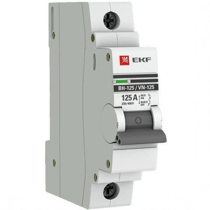 Выключатель нагрузки EKF 1P ВН-125 PROxima 125А SL125-1-125-pro Выключатель нагрузки EKF 1P ВН-125 PROxima 125А SL125-1-125-pro