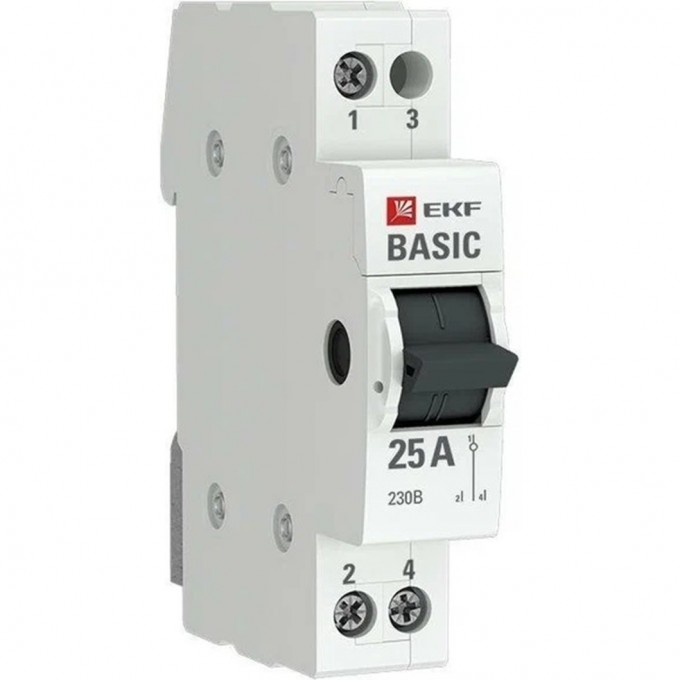 Выключатель нагрузки EKF BASIC ВН-29 1P 25А SL29-1-25-bas Выключатель нагрузки EKF BASIC ВН-29 1P 25А SL29-1-25-bas