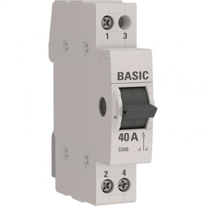 Выключатель нагрузки EKF BASIC ВН-29 1P 40А SL29-1-40-bas Выключатель нагрузки EKF BASIC ВН-29 1P 40А SL29-1-40-bas