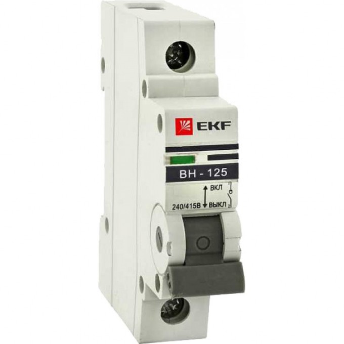 Выключатель нагрузки EKF PROXIMA ВН-125 1P 100А SL125-1-100-pro Выключатель нагрузки EKF PROXIMA ВН-125 1P 100А SL125-1-100-pro